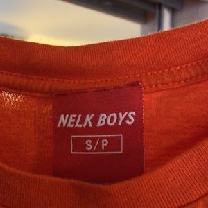 Nelk Boys/NB tee small winter drop orange